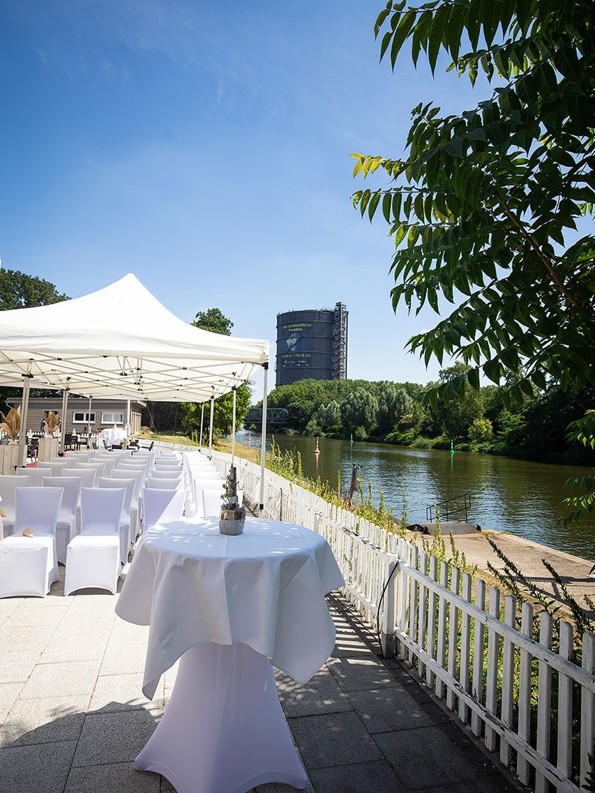 Dekorierte Hochzeitslocation in Oberhausen