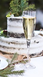 Hochzeitstorte für Winterhochzeit